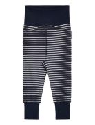 Baby Pants Navy Beige Stripe Navy Geggamoja