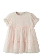 Nmfrosetta Ss Loose Dress Lil Pink Lil'Atelier