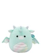 Squishmallows 50 Cm Fuzz A Mallows Joey Dragon Blue Squishmallows