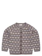 Merino Heart Cardigan Grey Copenhagen Colors