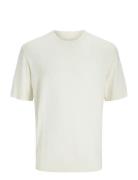 Jprccwilliam Knit Crew Neck Ss Sn Cream Jack & J S