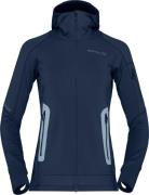 Women's Falketind Power Grid Hood Indigo Night