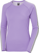 Women's LIFA ACTIVE Stripe Crew Base Layer Heather