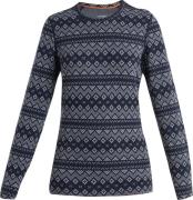 Women's Mer 260 Vertex Long sleeve Crewe First Snow Midnight Navy/Snow...