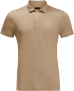 Jack Wolfskin Men's Travel Polo Sand Storm