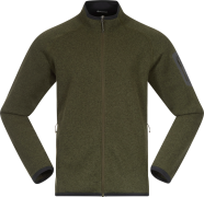 Men's Kamphaug Knitted Jacket Dark Olive Green