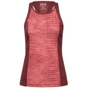 super.natural Women's Round Neck Top Printed Cabernet/Bossa Shibori