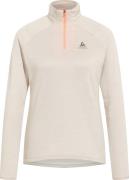 Women's Midlayer 1/2 Zip Run Easy Warm Silver Cloud Melange