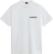 Napapijri Unisex Martre Short Sleeve T-Shirt White Whisper