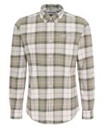 Barbour Men's Lewis Tailored Fit Shirt Glenmore Olive Tartan