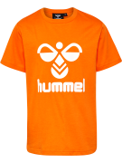 Kids' hmlTRES T-Shirt Short Sleeve Persimmon Orange