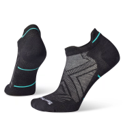 Smartwool Women's Run Zero Cushion Low Ankle Socks Black