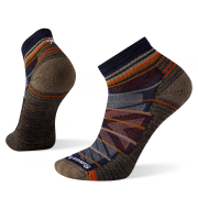 Smartwool Hike Light Cushion Pattern Ankle Socks Deep Navy