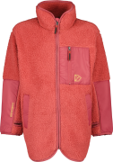 Didriksons Kids' Marmor Full Zip Long Mineral Red