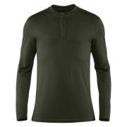 Fjällräven Men's Singi Merino Henley Deep Forest