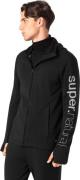 super.natural Men's Alpine Hooded Jacket Jet Black