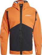 Adidas Men's Terrex Techrock Soft Shell Jacket Semi Impact Orange/Blac...