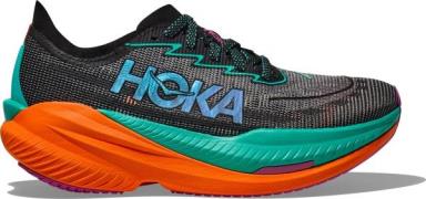 Hoka Men's Mach X 2 Wide Black/Electric Aqua