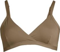 Casall Women's Overlap Bikini Top Seaweed Green