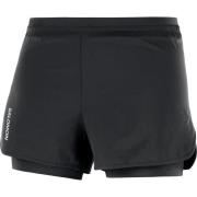 Salomon Women's Cross 2in1 Shorts Deep Black