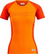 Swix Women's RaceX Light Short Sleeve Sunrise/Fiery Red