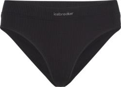 Icebreaker Women's Merino Rib Lotus Hipster Black