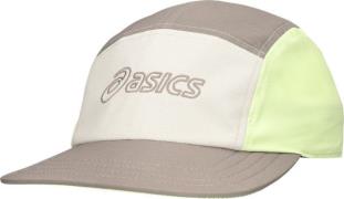 Asics Asics 5 Panel Cap Taupe Grey/mineral Beige /huddle Yellow