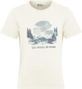 Jack Wolfskin Kid's Graphic Cotton Tee Print Cotton White