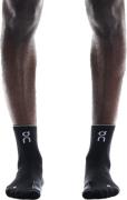 On Unisex Performance Run Sock Mid Black/Eclipse