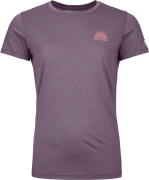 Ortovox Women's 120 Cool Tec MTN Stripe T-Shirt Wild Berry