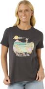 Rip Curl Women's Gliding Standard Tee Washed Black