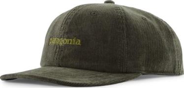 Patagonia Men's Corduroy Cap Text Logo: Old Growth Green