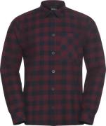 Jack Wolfskin Men's Lite Flannel Shirt  Check Amaranth