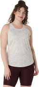 Asics Women's Fujitrail Tank Cream/Rainstorm Grey