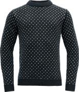 Devold Unisex Sørisen Wool Sweater Ink/Off White