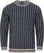 Gridarmor Men's Classic Wool Sweater Navy Blazer