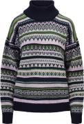 Dale of Norway Women's Utsira Sweater Marine/Pine Green/Light Charcoal