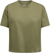 La Sportiva Women's Trilogy Crop T-Shirt Cypress/Chalk