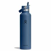 Hydro Flask 621ml Standard Flex Straw Cap Harbor Blue