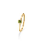 Mads Z Poetry Solitarie Peridot Ring 14 kt. Gull 1546053