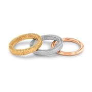 Calvin Klein PLAYFUL REPETITION Ring 18 kt. Gullforgylt Rustfritt Stål...