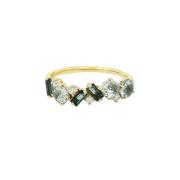 Suzanne Kalan Amalfi Mix Ring 14 kt. Gull 0,08 ct. PR512F-YG