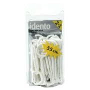Idento Floss and Stick 2 in 1 Hvid   55 stk.