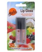 Malibu Lip Gloss SPF 30   2 stk.