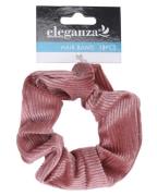 Eleganza  Hårelastikk Pink Velur 10 g