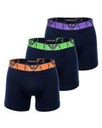 Armani 3 Pack Stretch Cotton Boxer Black/Multi XXL