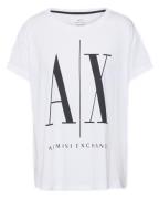 Armani Exchange Icon Period Kvinne T-Shirt Hvit S
