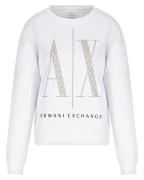 Armani Exchange Woman Sweatshirt White Str. M