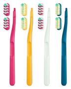 Jordan Tandbørste Change Soft Ass. Farver Replaceable 2x Heads + Handl...