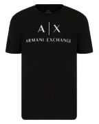Armani Exchange T-shirt Sort Str.  XXL